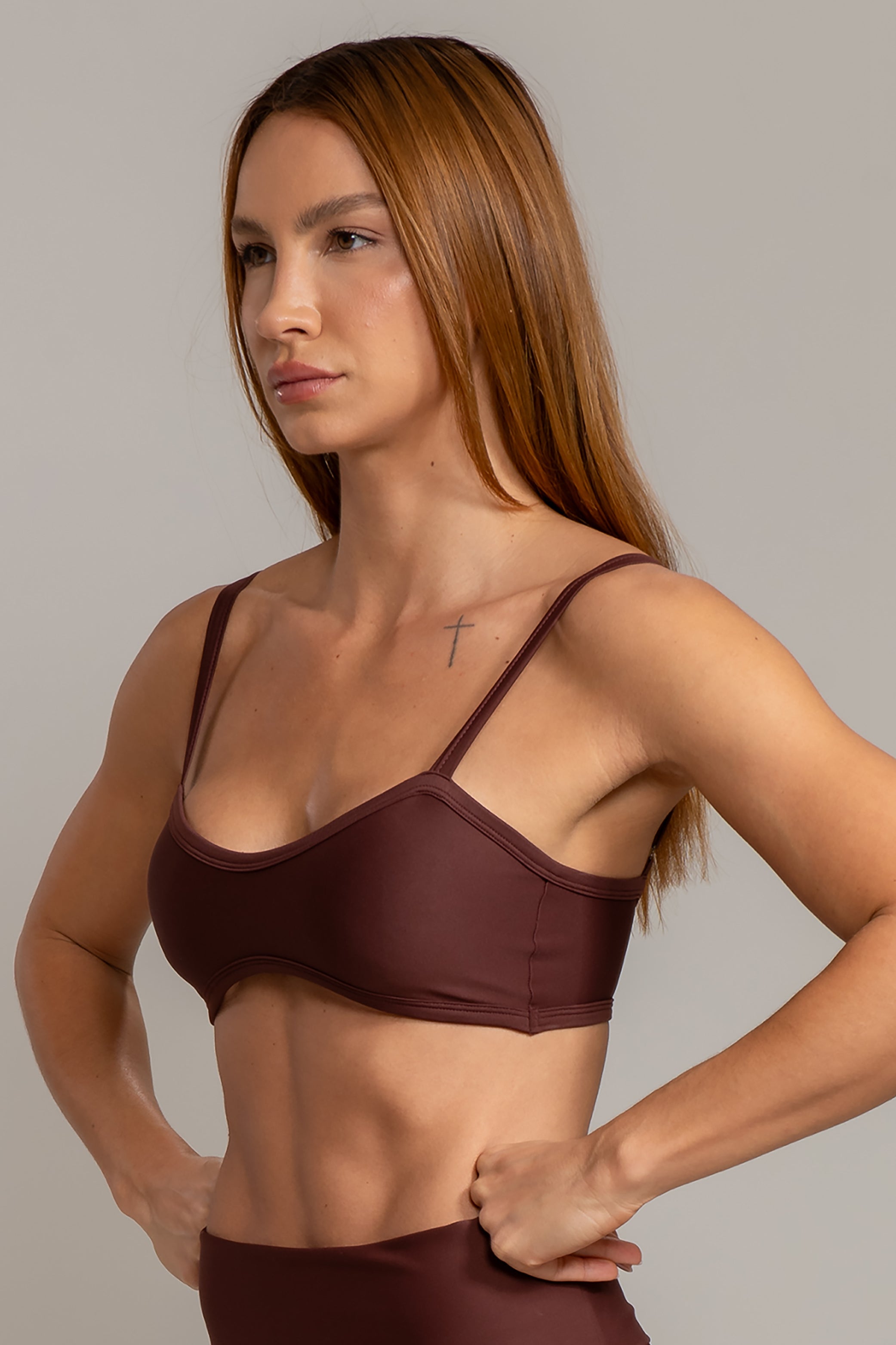 Top Skin Mini Couro