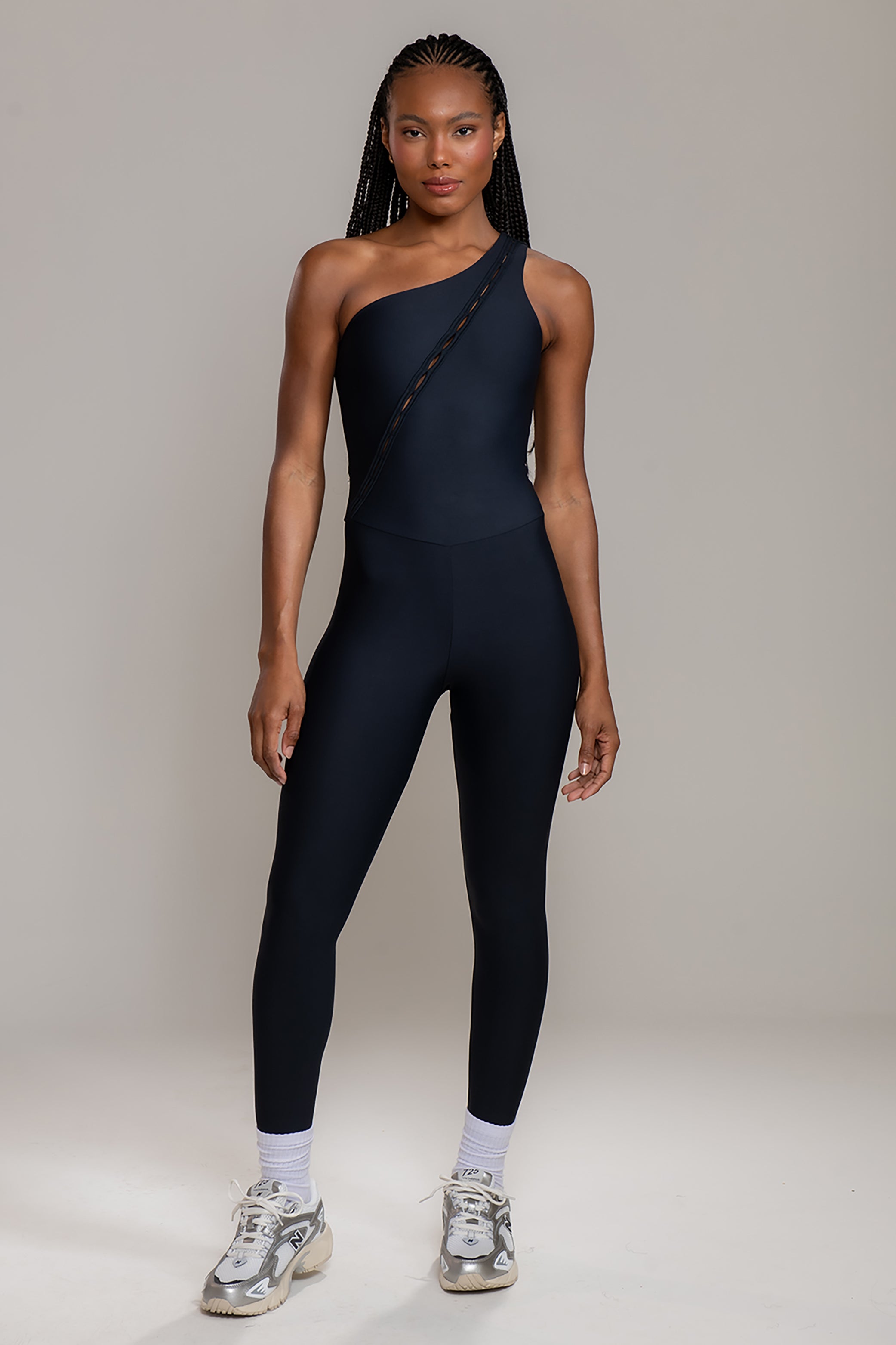 Macacão Skin Shoulder Preto