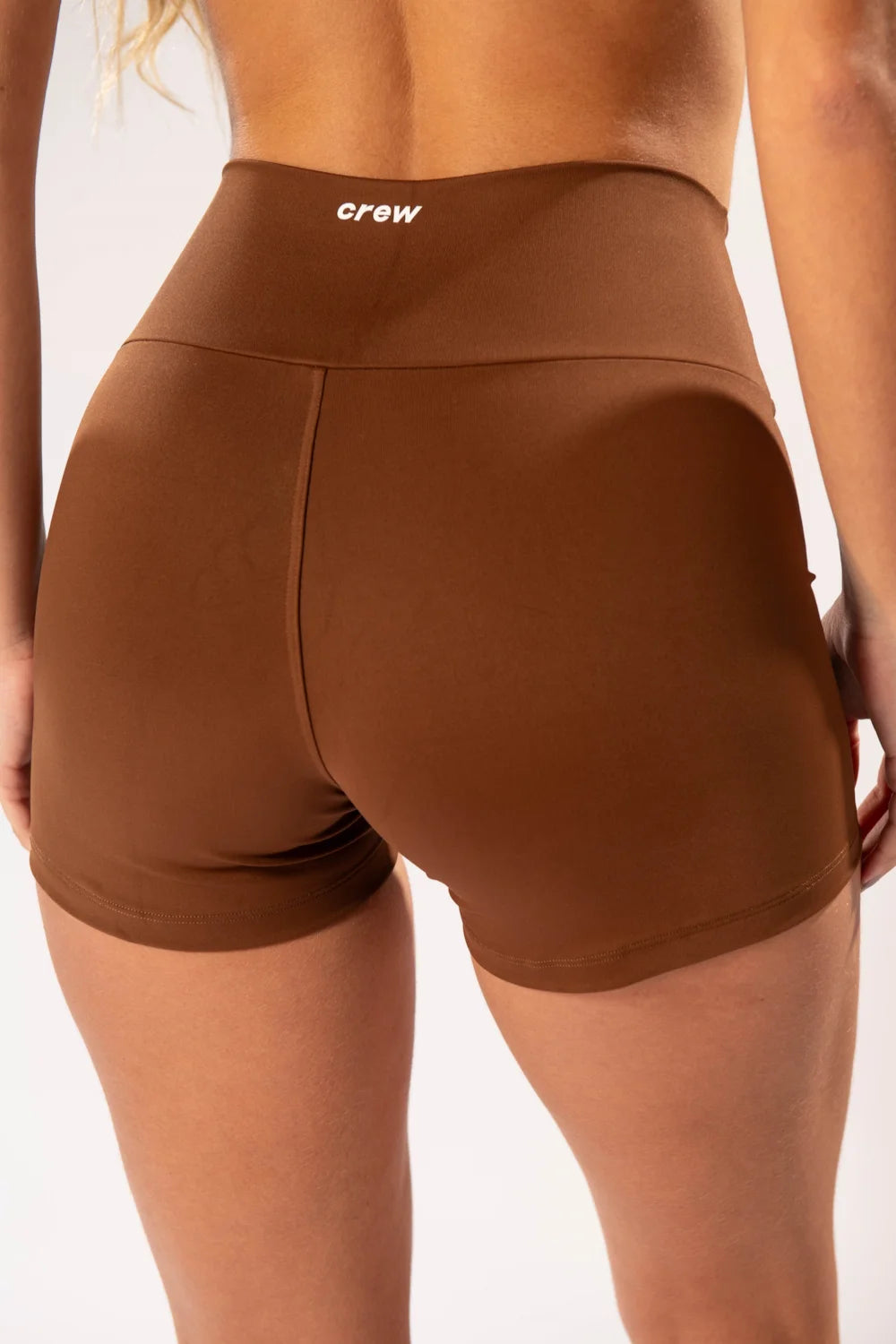SHORT CREW MARROM