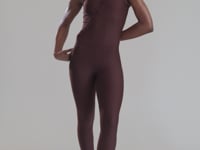 Macacão Skin Shoulder Couro